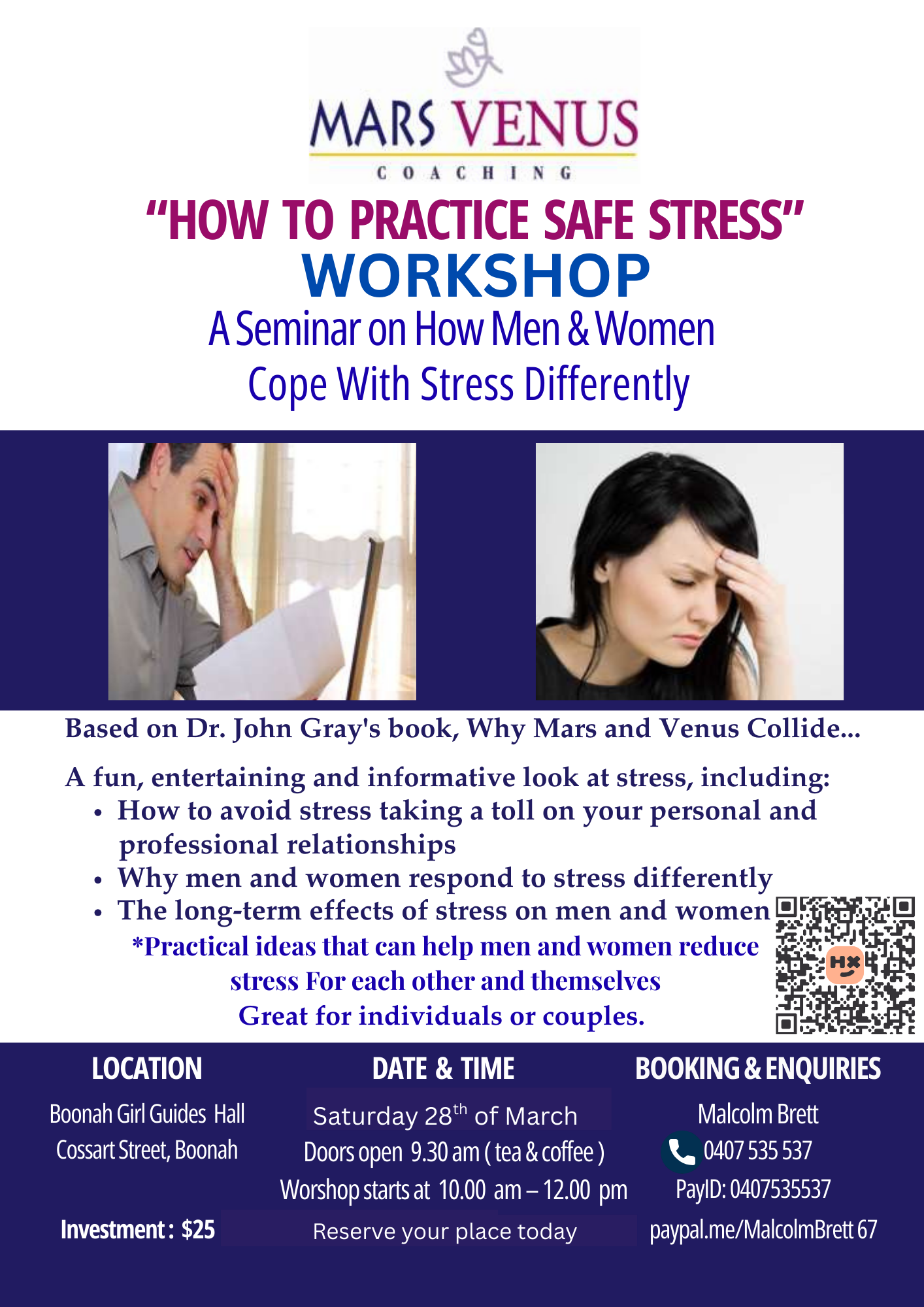 How to Practice Safe Stress Workshop